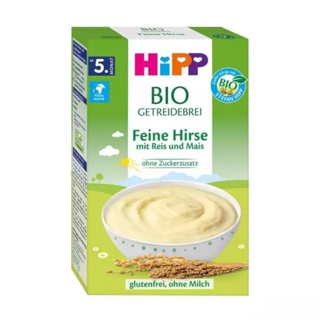 HiPP Organic Fine Millet with Semolina and Corn Porridge - 200g