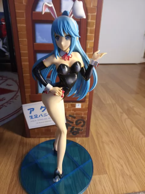 Aqua Bunny Konosuba Freeing Anime Figur 1/4 Original