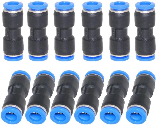 Beduan Push to Connect Fitting, 5/32" Tube OD Pneumatic Quick Adapter Tubing Air