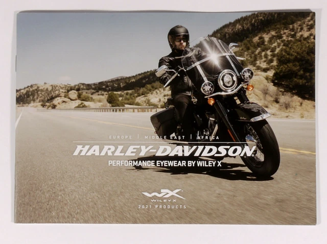 Prl) Harley-Davidson Eyewear Brochure Catalogo Depliant Wiley X 2021 Products