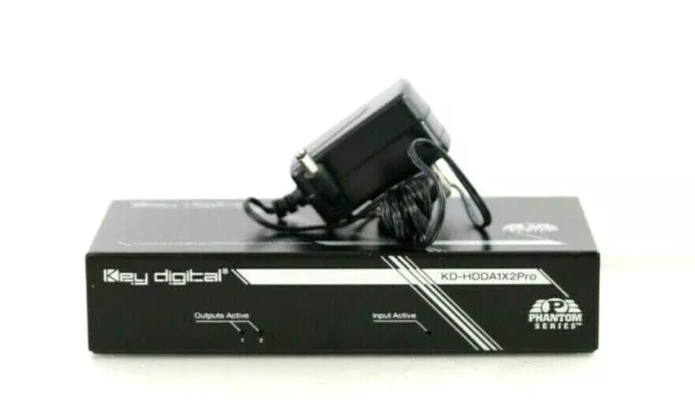 Key Digital KD-HDDA1X2Pro Phantom 1-in 2-out HDMI/DVI 3D Ready Splitter b 5