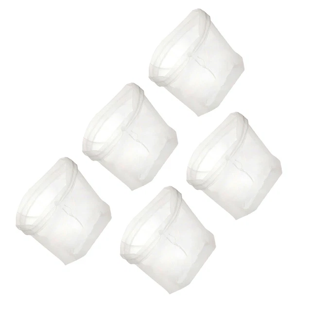 5 Pcs Mesh Strainer Fruit Filter Pouch Cold Brew Coarse Cotton