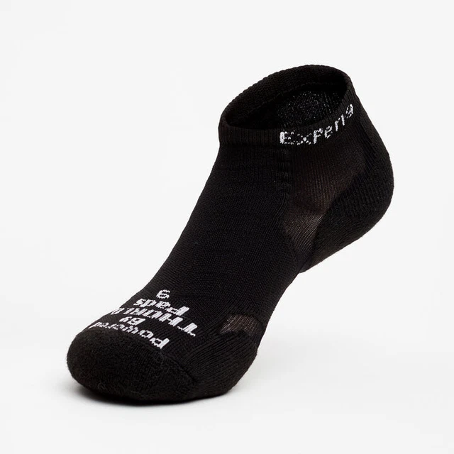 Thorlos Unisex Experia Techfit Light Cushion Low Cut Socks Black On Black -