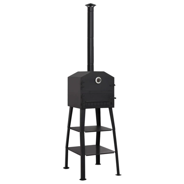 Outdoor-Pizzaofen Holzkohle mit 2 Schamottesteinen N5Q5