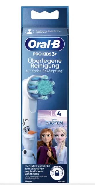 Oral-B Kids Frozen II  4 Pack Aufsteckbürsten für elektrische Zahnbürsten OVP 2