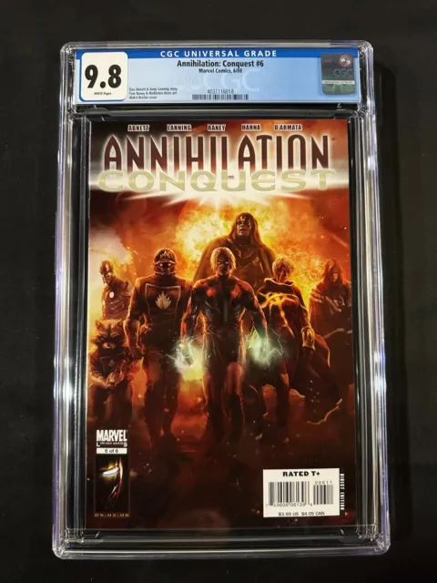 Annihilation: Conquest #6 CGC 9.8 (2008) - 1st New Guardians of the Galaxy Team