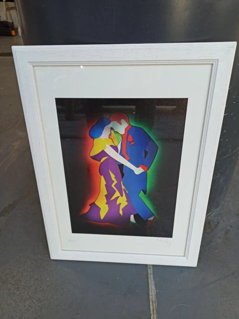 Marco lodola litografia originale firmata cm 48×34 con cornice certificato Marco lodola litografia originale firmata cm 48×34 con cornice certificato