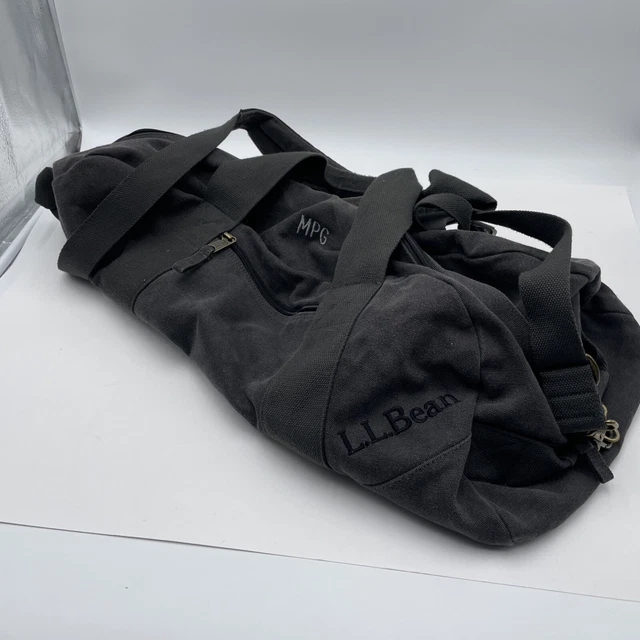 LL Bean Grey Heavy Duty Adventure Duffle Bag