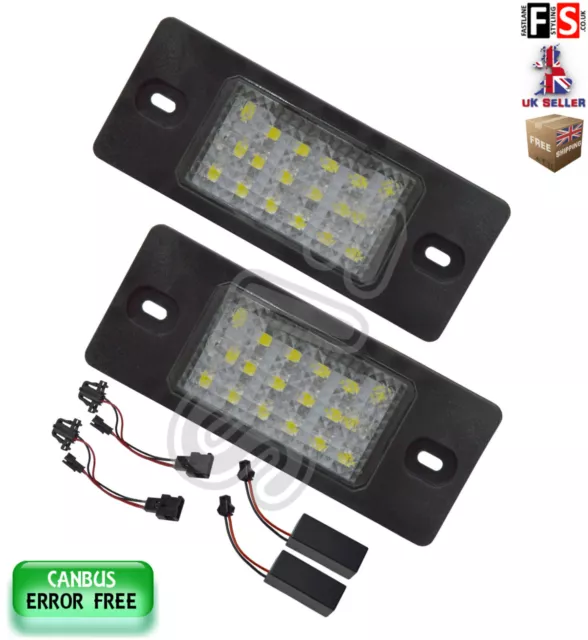 Porsche Number Plate Lights Porsche Cayenne Led White 18Smd Canbus Error Free