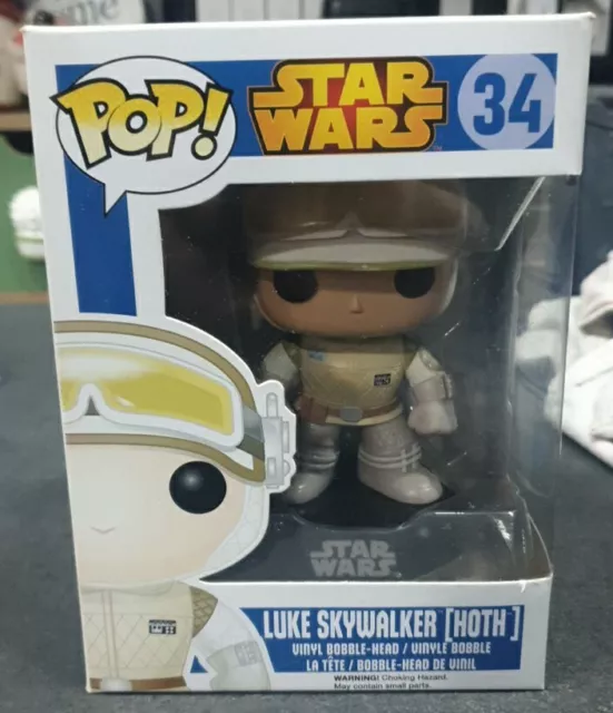 Funko Pop Star Wars 34 Luke Skywalker Hoth Nuovo raro da trovare