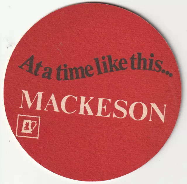 BEER MAT - MACKESON - 1829 STEPHENSON'S ROCKET - (Cat 294) - (1971)