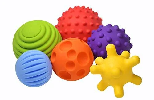 FANCY FancyBaby Kit de 6 Balles Sensorielles pour Bébé - Jouet déveil Premier Â