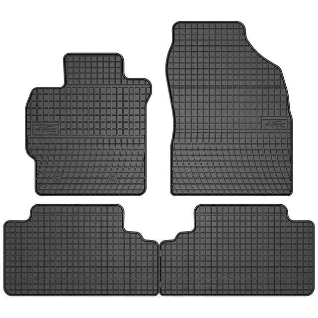 Tappetini In Gomma Per Renault Clio 4 (2013-2018) - Antiscivolo, Colore Rosso | Per Console E Portabicchieri - Foto 4