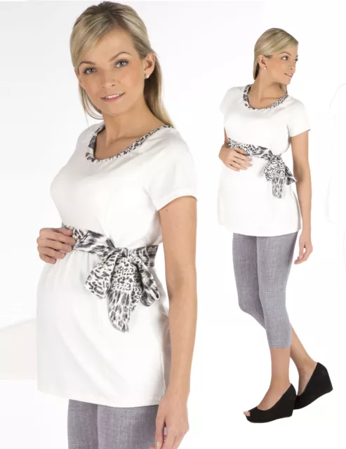 Maternity Shirt Longsleeve Short Sleeve Pregnant Top Camilla Tunic
