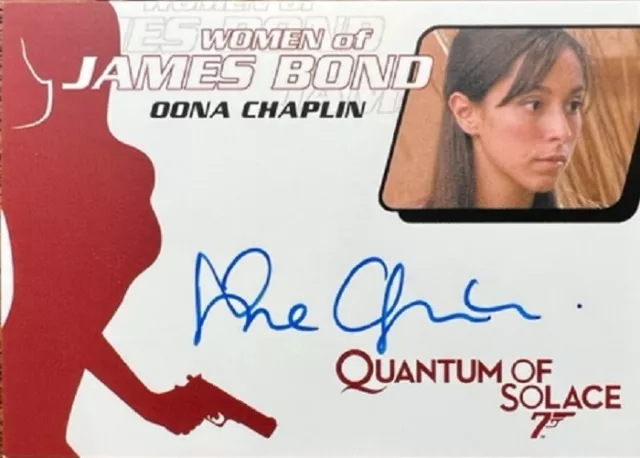 Oona Chaplin Autograph WA55 James Bond Archives 2014 Edition, Women of Bond