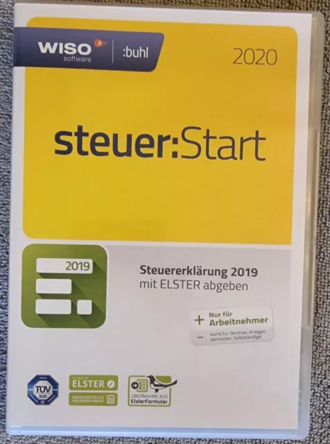 WISO Steuer Start 2020 für Steuerjahr 2019 BUHL ELSTER Einkommensteuer