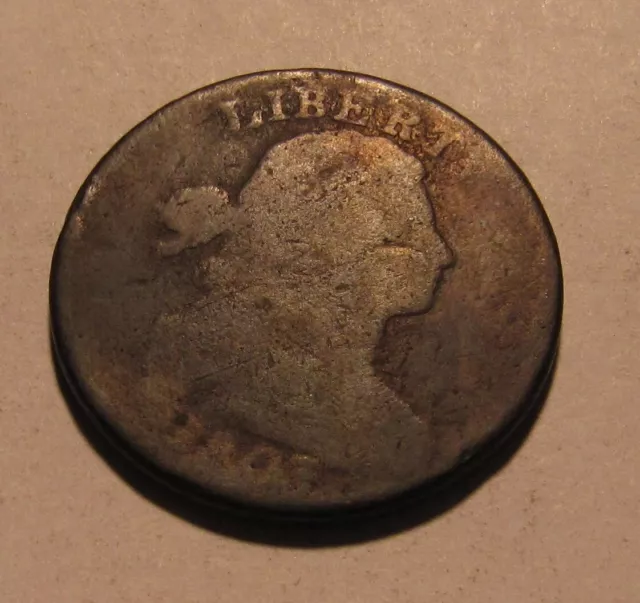 1803 Draped Bust Large Cent Penny - Circulated Condition - 89SA