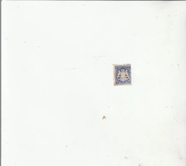 Briefmarke, Bayern Nr. 25 Yc, dunkelultramin