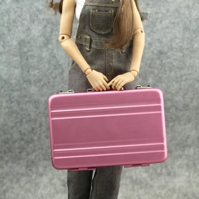 [Wamami] Colorful Trend Suitcase Case 12" Doll 1/6 Action Figure Toy 2