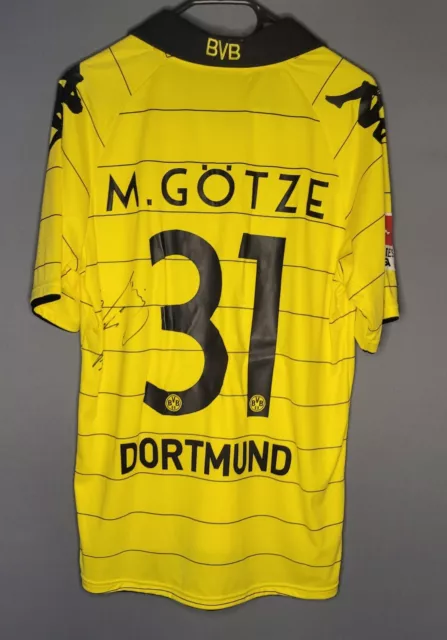 Maglia BvB Borussia Dortmund - Kappa 2010/11 - MARIO GÖTZE - n. 31 - taglia M