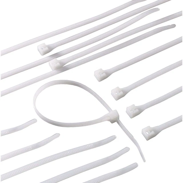 Gardner Bender DoubleLock 11 pulgadas x 0,17 pulgadas Corbata de cable de nailon de color natural