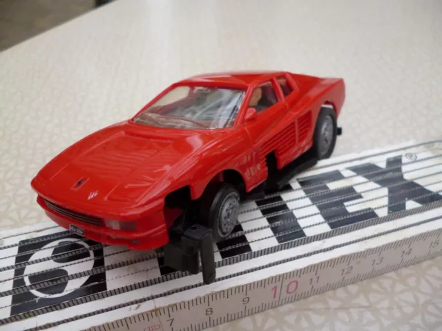 Carrera Servo 140  Ferrari Testa. in rot mit V3 Chassis  !!!