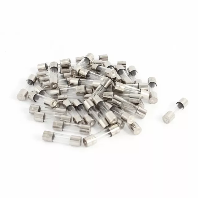 50 pièces Action Rapide Tube En Verre Fusibles 250V 10A 5 x 20mm