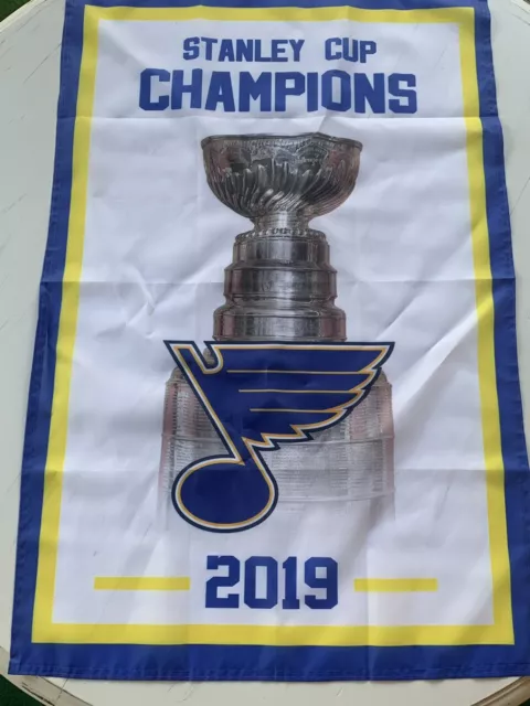 2' x 3' St. Louis Blues 2019 Stanley Cup Champions Banner