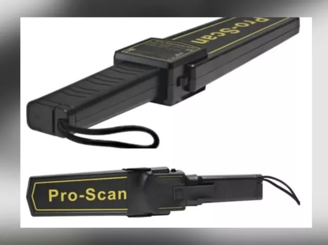 Handheld Metal Detector Security Super Body Scanner Wand RECHARGE PORT  PORTABLE