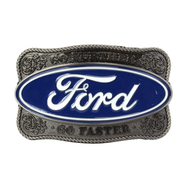 Ford "Go Further, Go Faster" Western Buckle 09133