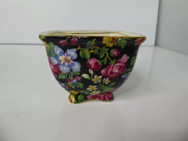 Vintage Royal Winton Grimwades England Floral Chintz  Open Sugar