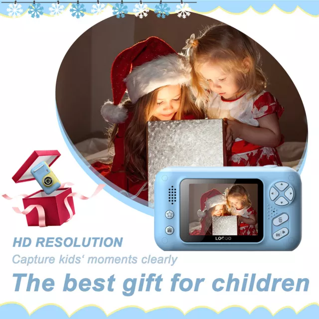 2.4 Inch HD Screen Kids Camera Charging Mini Digital Camera with 32G Memory Card 2