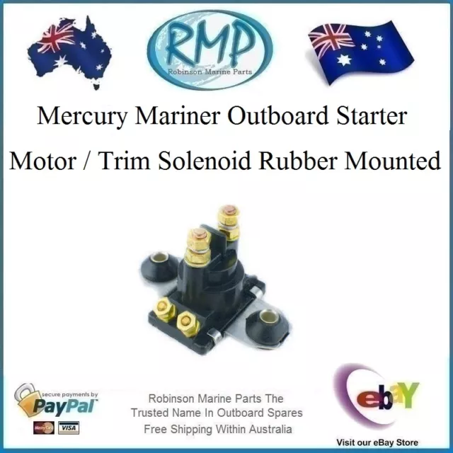 Brand New Starter Solenoid Mercury Mariner 25hp-thru-90hp # 89-818999A2 Warranty
