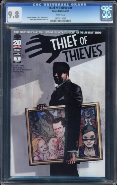 Thief of Thieves #1 CGC 9.8 W Robert Kirkman & Nick Spencer #1102818012