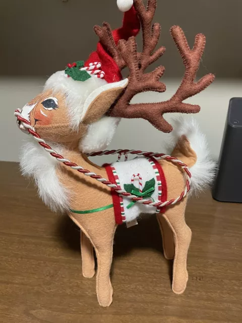 Annalee Large Christmas Reindeer 14” Tall 2005 Christmas Decoration Annalee Large Christmas Reindeer 14” Tall 2005 Christmas Decoration