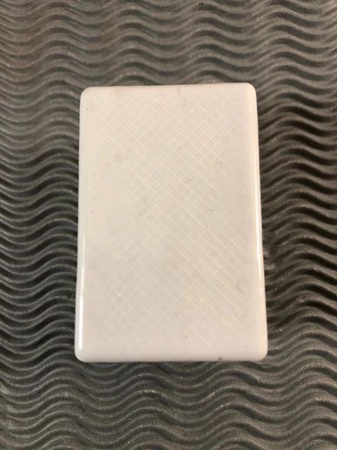 Porte fusible double en porcelaine - Matériel électrique ancien