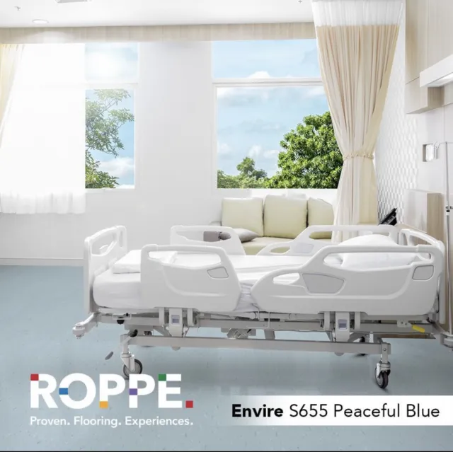 ROPPE Envire Commercial Rubber Sheet Flooring For Ultrasound & Laboratory