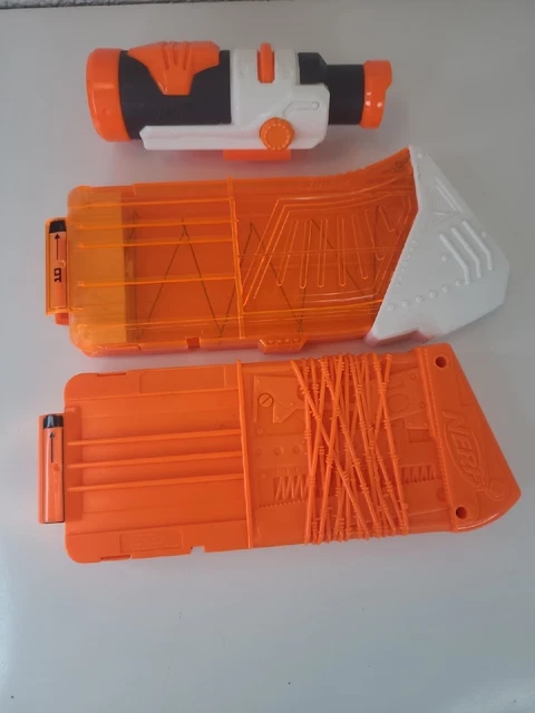 Nerf Zombie Strike Elite 10 Round Magazine And Scope Lot!!