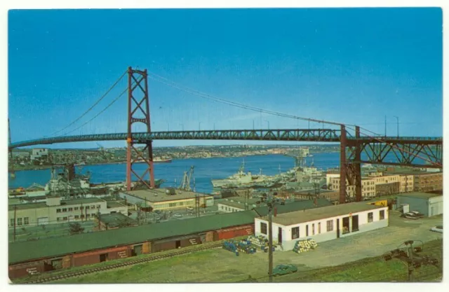 Nova Scotia Angus L. Macdonald Bridge Postcard ~ Canada