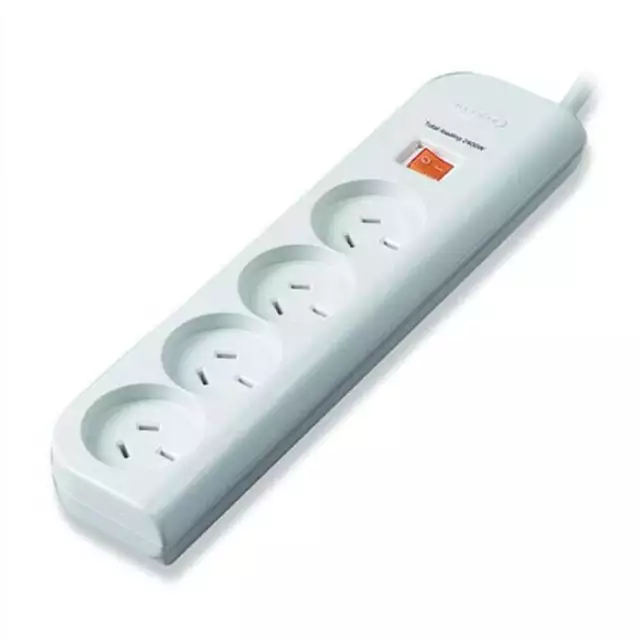 Belkin F9E400 4-Outlet Economy Surge Protector with 1M Power Cord, Tough, impact