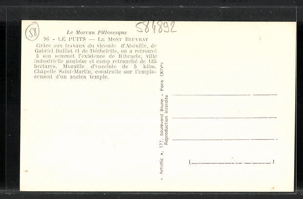 CPA Le Puits, Le Mont Beuvray 2