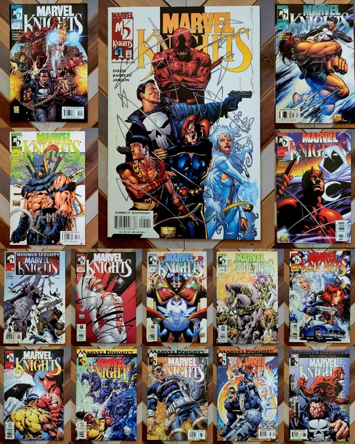 MARVEL KNIGHTS #1-15 (2000) HIGH GRADE Complete Set of 15 DAREDEVIL, MOON KNIGHT