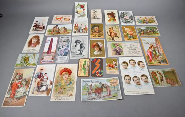 Victorian Trade Card Lot of 30 Cards