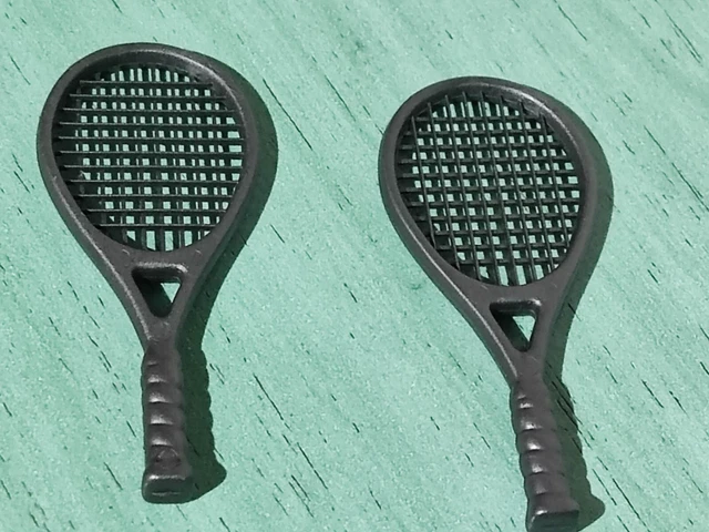 PLAYMOBIL X2 RAQUETAS RAQUETA TENISTA TENIS TENISTAS DEPORTE