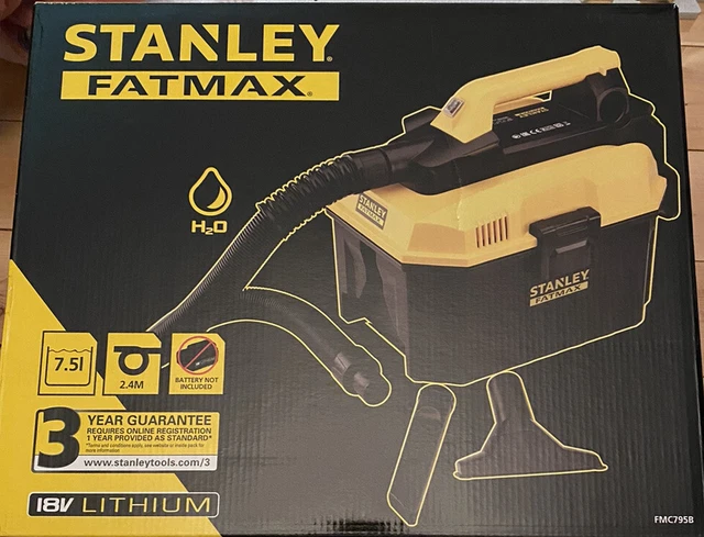 STANLEY FATMAX CORDLESS Vacuum Cleaner Hoover 18V FMC795B XJ