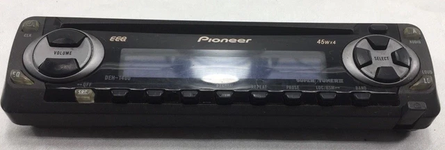 Pioneer Stereo Faceplate only AM/FM CD Radio Player Receiver DEH-1400 tested