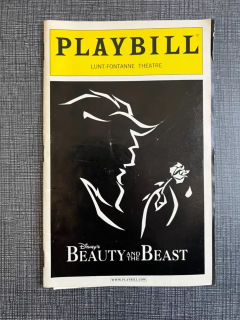 Beauty and the Beast Broadway Playbill May 2004 Christy Carlson Romano Disney