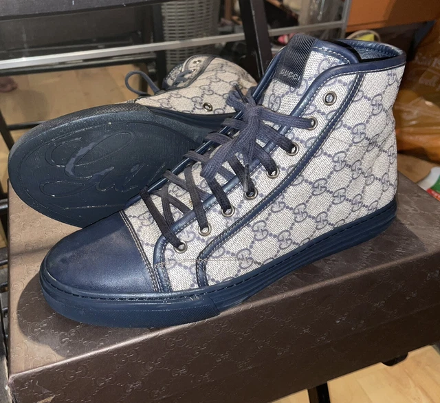 Mens gucci clearance high top trainers