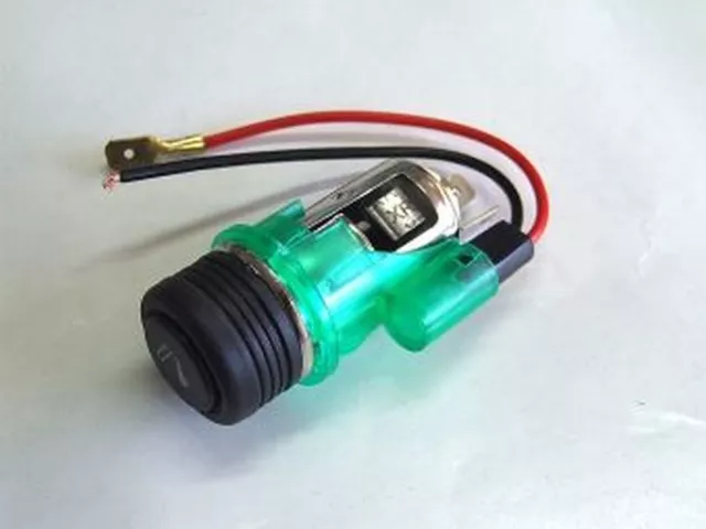 Kit Accendisigari illuminato VERDE 12v per VW BORA GOLF VENTO POLO JETTA PASSAT