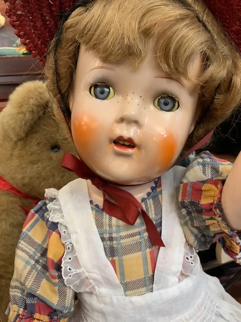 Vintage MADAME ALEXANDER FLORA McFLIMSEY FULLY JOINTED COMPOSITION DOLL 24 inch!